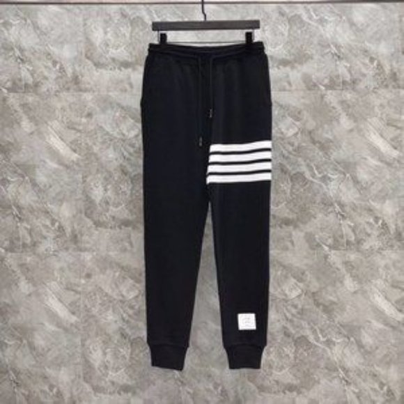 Thom Browne Double Face Knit Tonal 4-bar Sweatpants